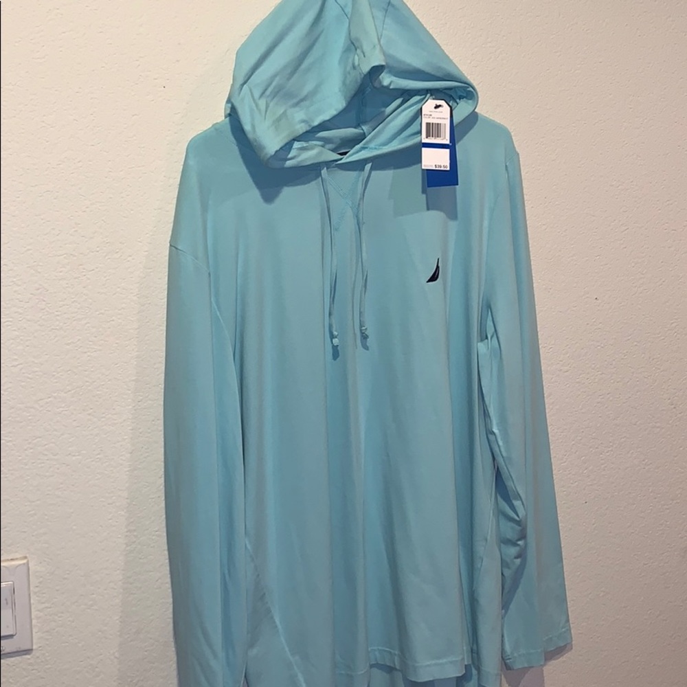 Nautica hooded performance tee